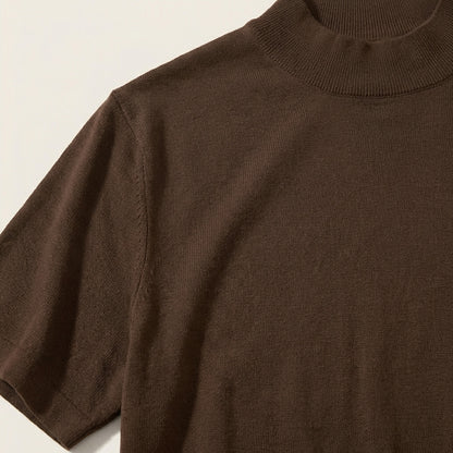 Męska koszulka Slim Fit – Wysoki dekolt