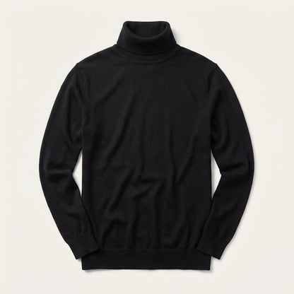 Męski golf typu slim – Prosty dół