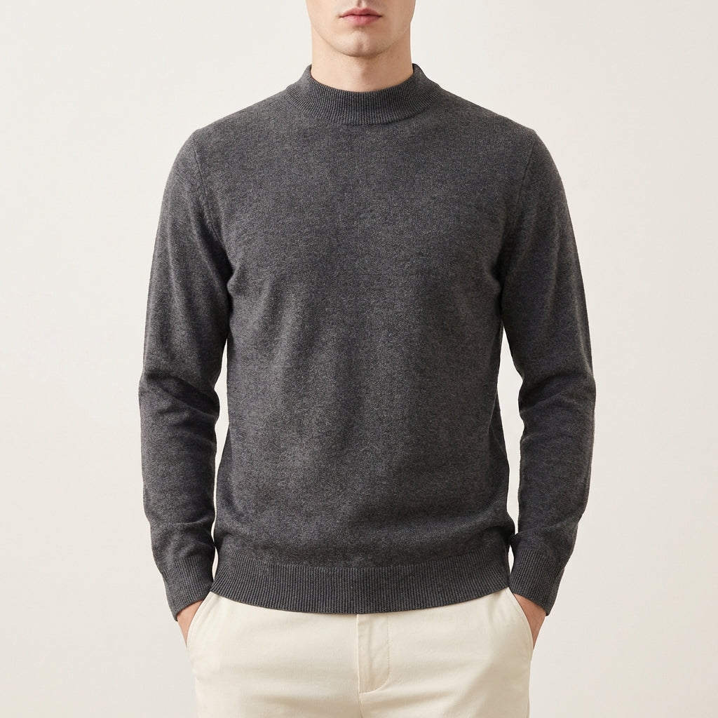 Męski sweter dzianinowy – Fason regularny