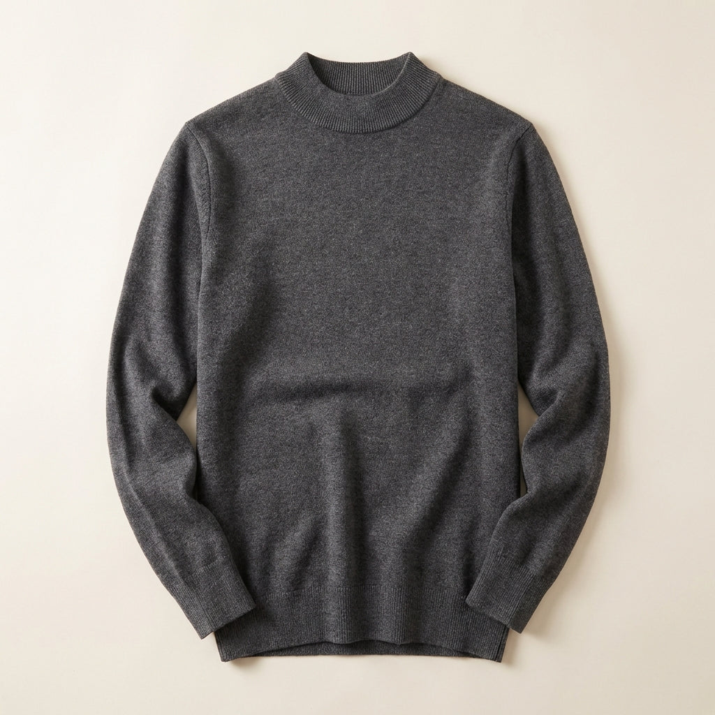 Męski sweter dzianinowy – Fason regularny