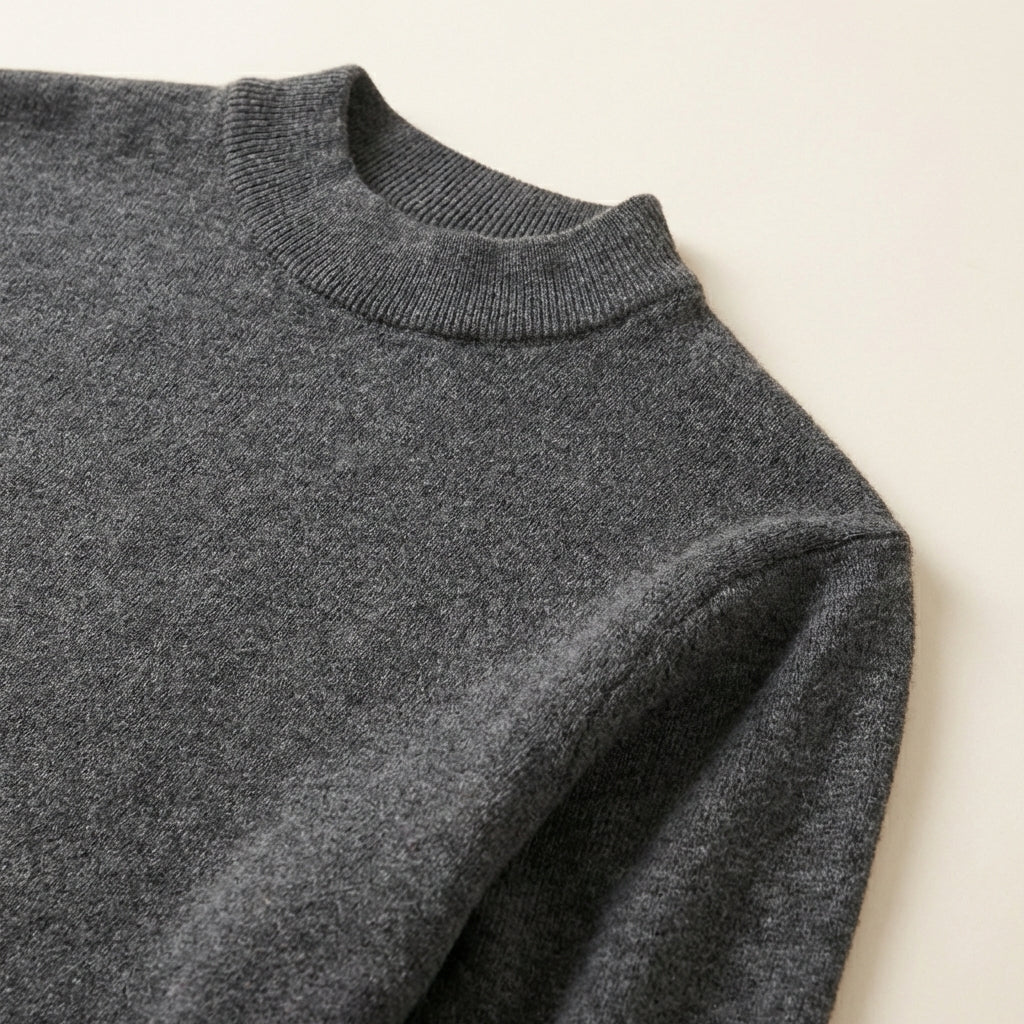 Męski sweter dzianinowy – Fason regularny
