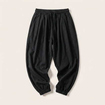 Męskie joggery baggy – Luźny krój ze ściągaczami