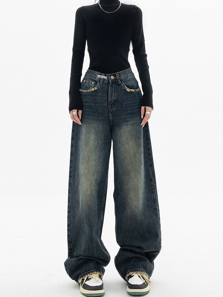 Heidi-Mode – damskie jeansy vintage typu baggy 3