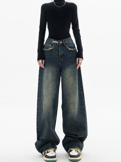 Heidi-Mode – damskie jeansy vintage typu baggy 3