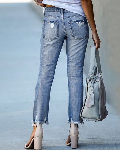 Heidi Fashion | Eleganckie, postarzane jeansy damskie 2