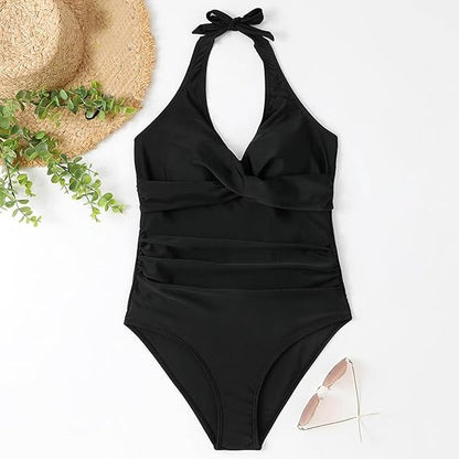 Layla - Marszczony kostium kąpielowy typu halter 3