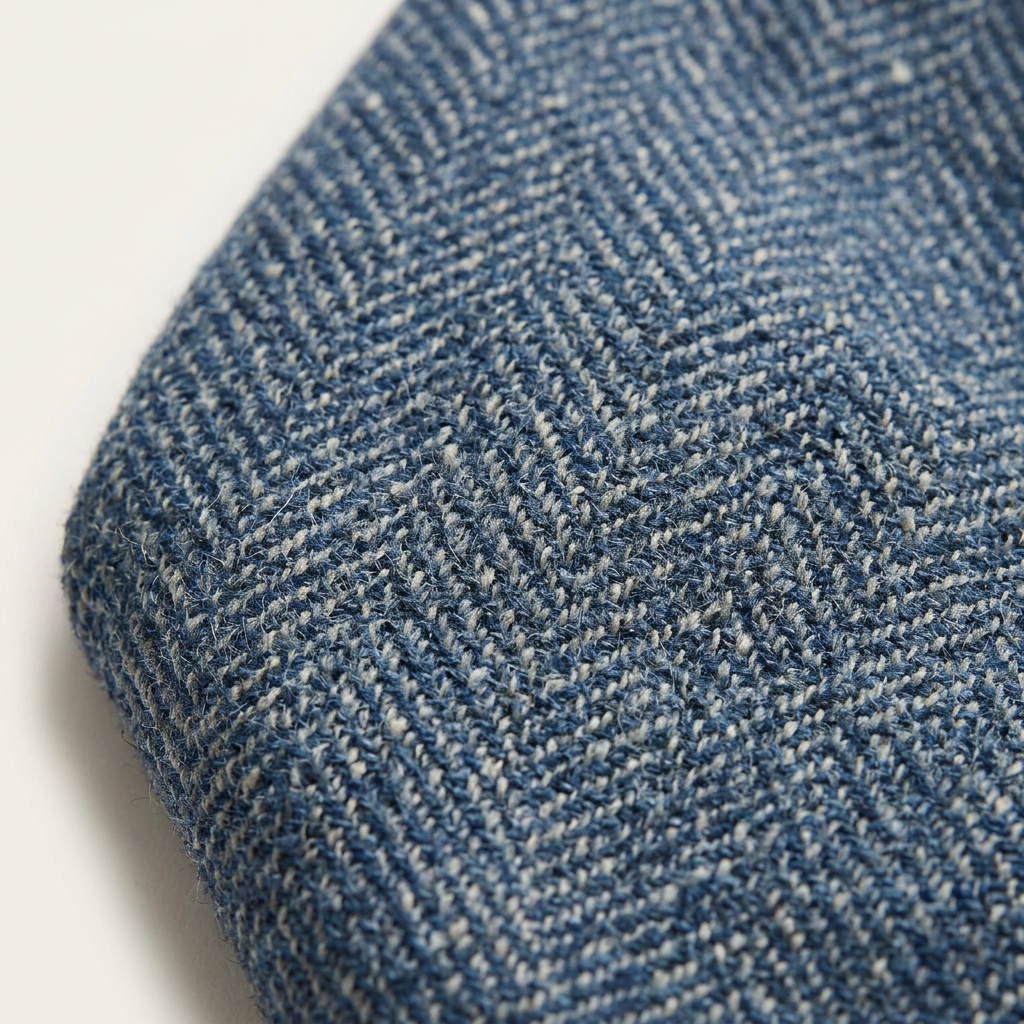 Marynarka męska wzorzysta – Stójka i kieszenie z przodu