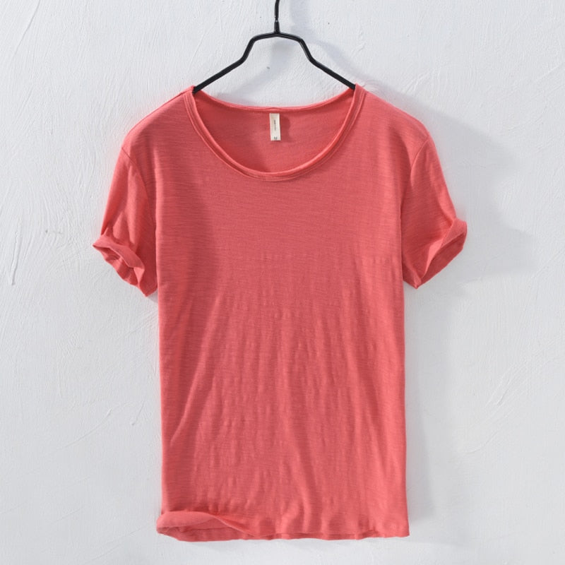 Męska Bawełniana Koszulka z Krótkim Rękawem 2
