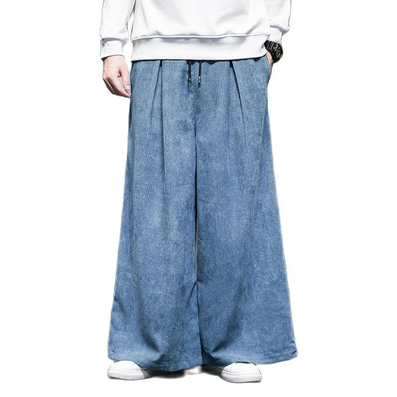 Męskie jeansy baggy z szerokimi nogawkami 7