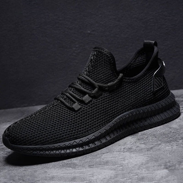 Męskie lekkie sportowe buty sneakersy z oddychającej siateczki i elastyczną podeszwą 2