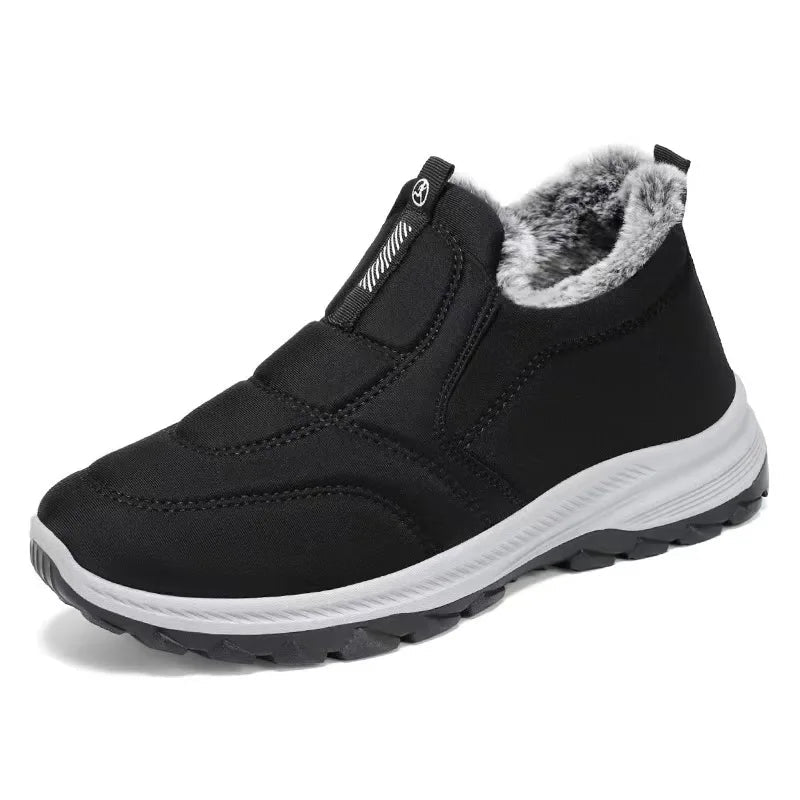 Męskie ocieplane wodoodporne buty zimowe wsuwane 0