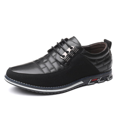 Skórzane eleganckie męskie buty 6