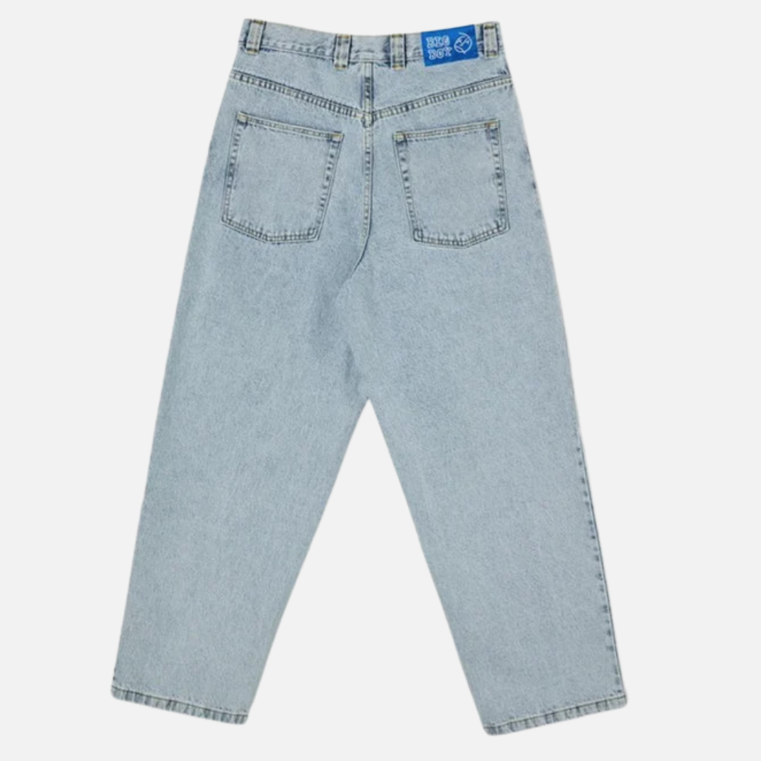 Spodnie jeansowe męskie Baggy z szerokimi nogawkami – luźne 4