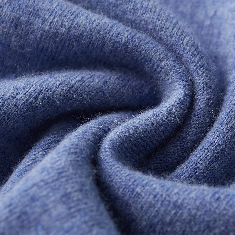 Sweter męski polo z wełny merynosów 100% – elegancki golf z kołnierzykiem 6