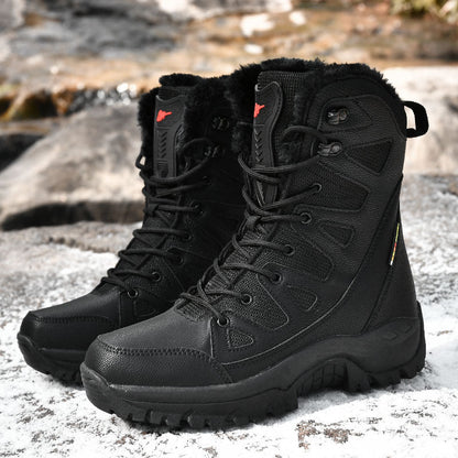 Zimowe buty trekkingowe z ociepleniem i antypoślizgową podeszwą 2