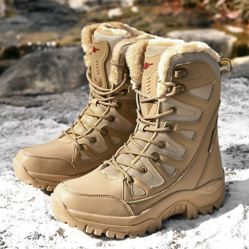 Zimowe buty trekkingowe z ociepleniem i antypoślizgową podeszwą 3