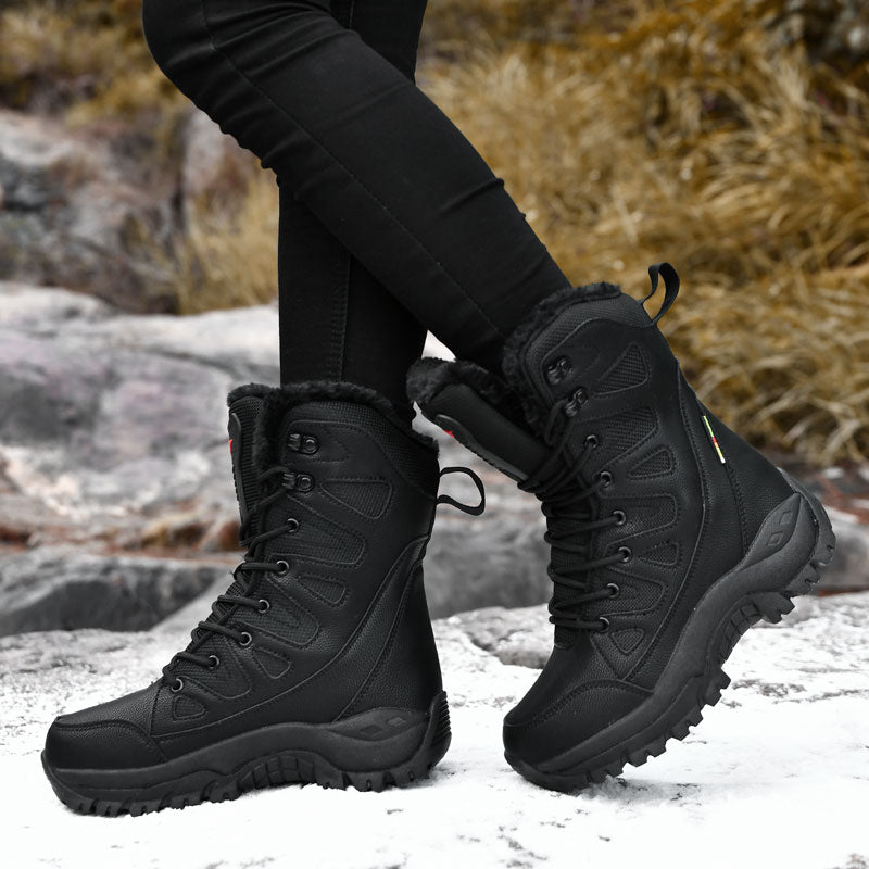 Zimowe buty trekkingowe z ociepleniem i antypoślizgową podeszwą 4