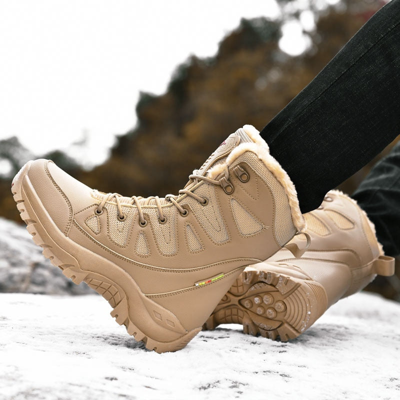 Zimowe buty trekkingowe z ociepleniem i antypoślizgową podeszwą 5