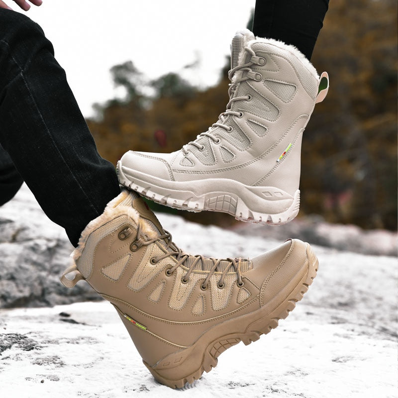 Zimowe buty trekkingowe z ociepleniem i antypoślizgową podeszwą 6
