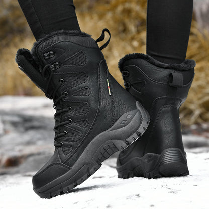 Zimowe buty trekkingowe z ociepleniem i antypoślizgową podeszwą 7